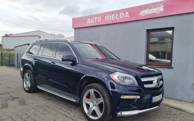 Mercedes-Benz GL cena 115900 przebieg: 182659, rok produkcji 2013 z Mosina małe 352